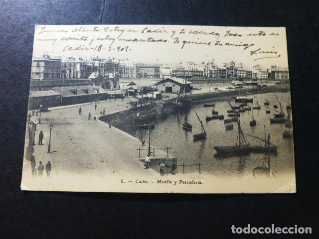 Cartoline: CADIZ MUELLE Y PESCADERIA
