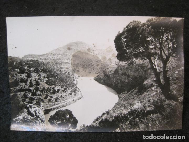 Postales: MALAGA-EL CHORRO-PANTANO EN EL RIO TURRON-FOTOGRAFIA ANTIGUA-(86.027)