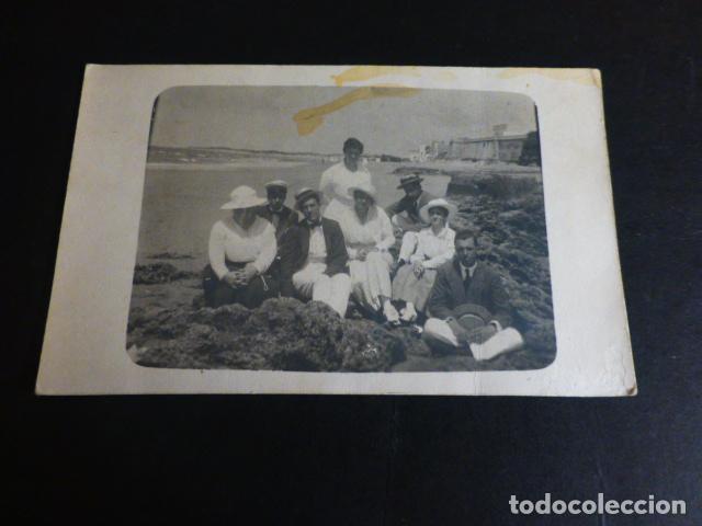 Postkarten: ROTA CADIZ GRUPO EN LA PLAYA 1912 POSTAL FOTOGR&Aacute;FICA