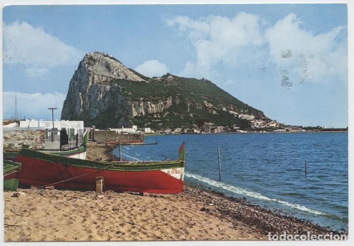 Postales: N&ordm; 22-EL PE&Ntilde;&Oacute;N DE GIBRALTAR. Circulada en 1968. ED. GARC&Iacute;A GARRABELLA