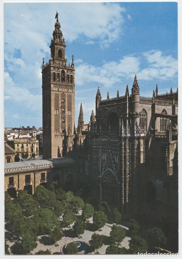 Postales: N&ordm; 74-SEVILLA. Catedral y La Giralda. Sin circular. ED. GARC&Iacute;A GARRABELLA Y C&Iacute;A