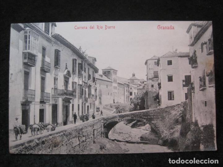 Postales: GRANADA-CARRERA DEL RIO DARRO-FOTO R.GARZON-POSTAL ANTIGUA-(86.459)