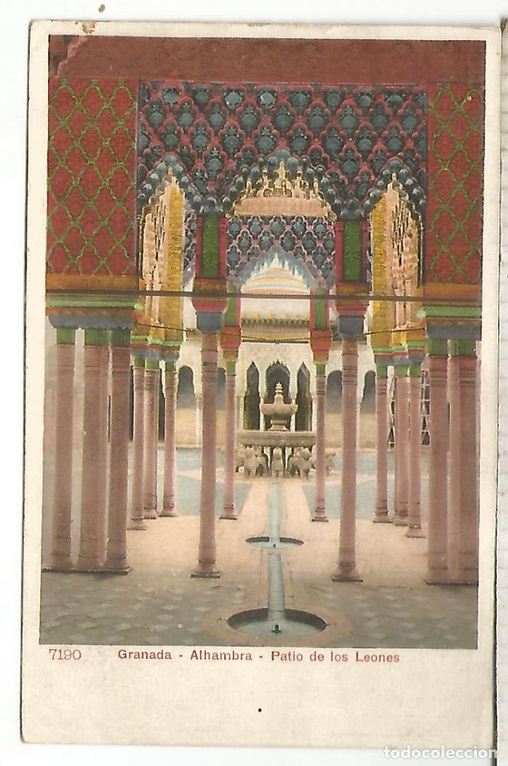 Postales: GRANADA ALHAMBRA DORSO SIN DIVIDIR - Foto 1