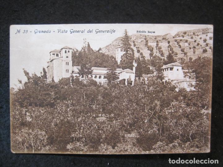 Postales: GRANADA-VISTA GENERAL DEL GENERALIFE-EDICION REYES-35-POSTAL ANTIGUA-(86.630)