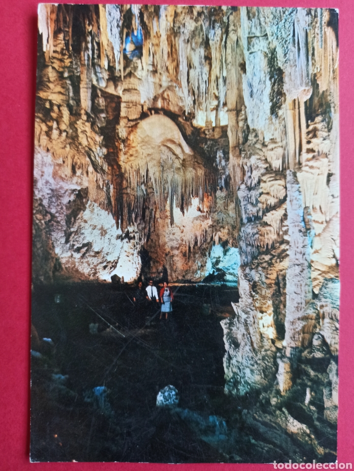 Postales: Cueva de Nerja, sala del Ballet, Malaga.