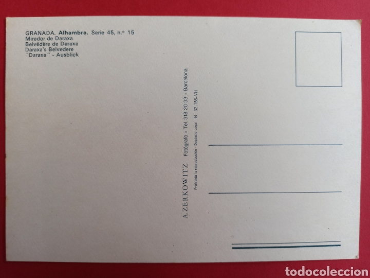 Postales: Alhambra, Granada. - Foto 2