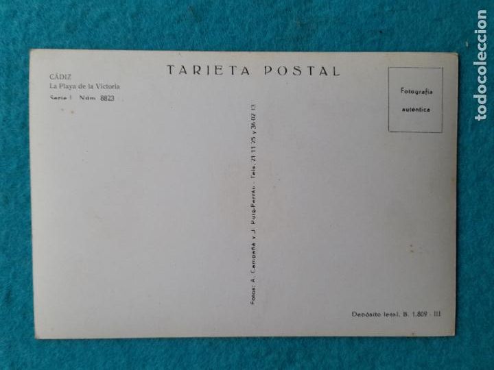 Postales: C&aacute;diz. La Playa de la Victoria. - Foto 2