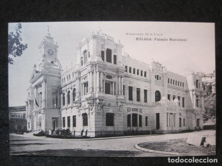 Postales: MALAGA-PALACIO MUNICIPAL-HAUSER Y MENET-POSTAL ANTIGUA-(86.964)