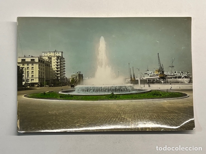 Postales: CADIZ. Postal iluminada No.78, Fuente luminosa y Muelle. Edic. Sicilia (h.1960?) S/C