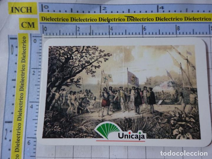 Cartoline: CALENDARIO DE BOLSILLO DE CAJAS DE AHORRO BANCOS. A&Ntilde;O 1992. UNICAJA BANCO. CONQUISTA AM&Eacute;RICA