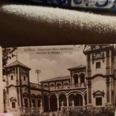Postales: POSTAL PABELLÓN DE MÁLAGA EN EXPOSICIÓN IBERO AMERICANA DE SEVILLA 1929