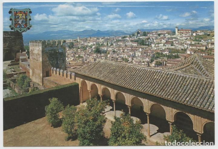 Postales: SERIE 45-N&ordm; 76-GRANADA. Patio Machuca y Albaic&iacute;n. Escrita en 1984. ED. A. ZERKOWITZ