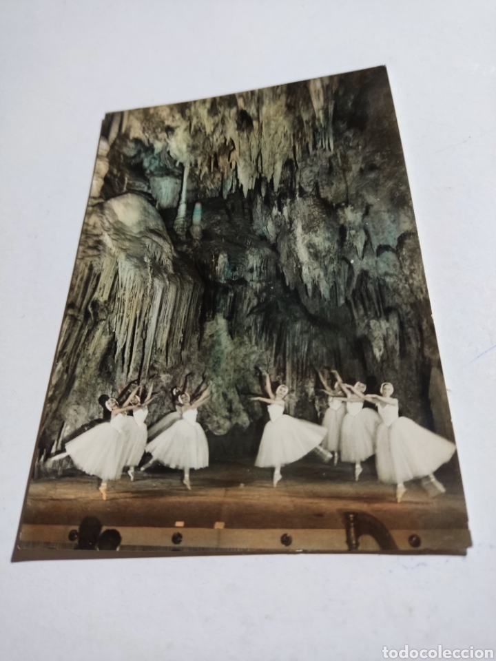 Postales: Postal cueva de Nerja, actuaci&oacute;n del ballet