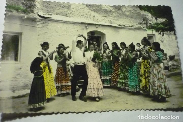 Postales: postal granada gitanos del sacro monte coloreada cm - Foto 1