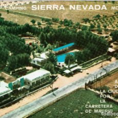 Cartoline: CAMPING SIERRA NEVADA MOTEL - VISTA AÉREA - FRANCISCO GALLEGOS Nº 100 - GRANADA. Lote 310222453