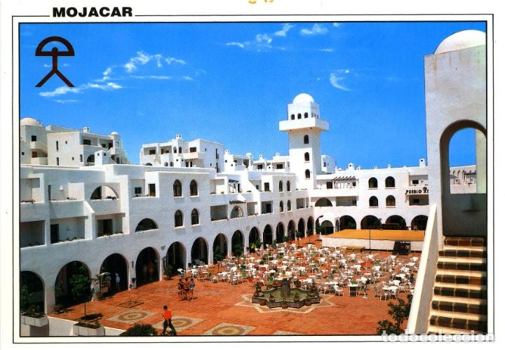 Postales: N&ordm; 37-MOJ&Aacute;CAR. Almer&iacute;a. Pueblo Indalo. Plaza. Sin circular. EDICIONES ARRIBAS