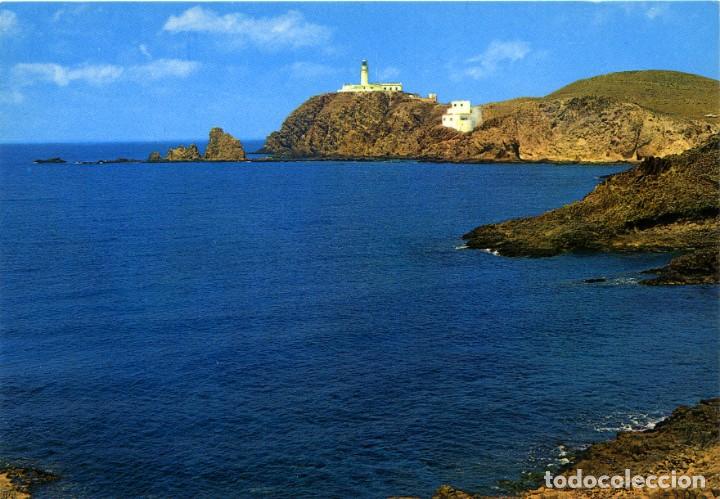 Postales: N&ordm; 105-ALMER&Iacute;A. Faro del Cabo de Gata. Sin circular. EDICIONES ARRIBAS