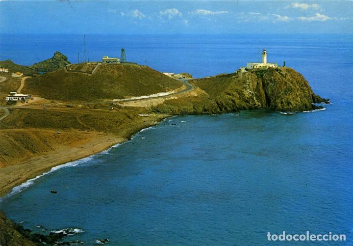 Postales: N&ordm; 136-ALMER&Iacute;A. Faro del Cabo de Gata. Sin circular. EDICIONES ARRIBAS