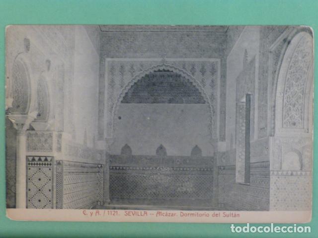 Postales: SEVILLA ALCAZAR DORMITORIO DEL SULTAN - Foto 1