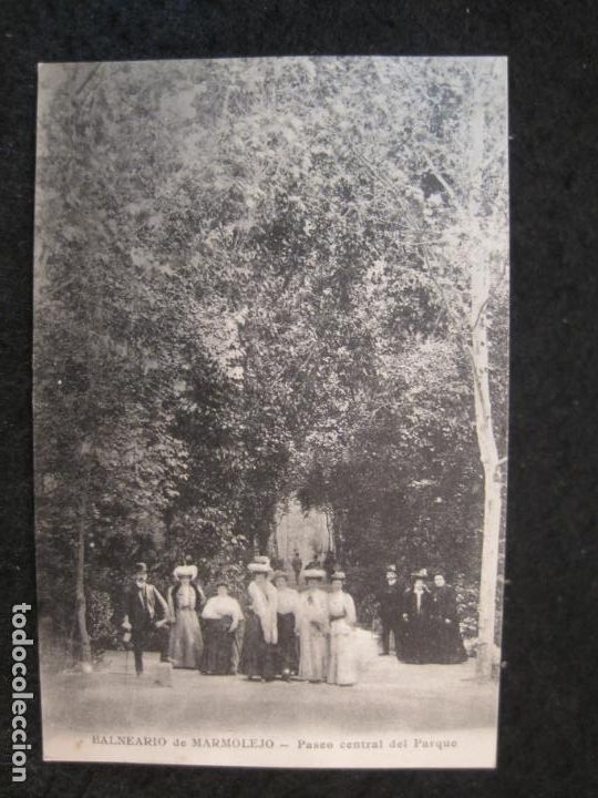 Cartoline: BALNEARIO DE MARMOLEJO-PASEO CENTRAL DEL PARQUE-ED&middot;MANUEL BARREIRO-POSTAL ANTIGUA-(88.118)