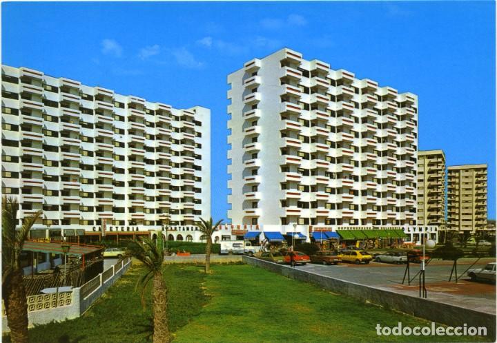 Postales: N&ordm; 24-ROQUETAS DE MAR. Almer&iacute;a. Edificios Olimpia. Sin circular. EDICIONES ARRIBAS - Foto 1