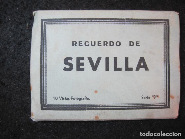 Postales: SEVILLA-MINI BLOC CON 10 VISTAS FOTOGRAFICAS-VER FOTOS-(CR-2865)