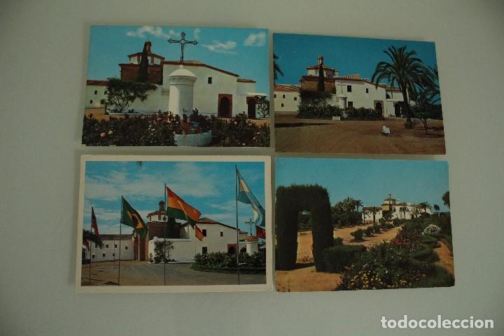 Postales: 4 POSTALES DEL MONASTERIO DE LA R&Aacute;BIDA HUELVA - Foto 1