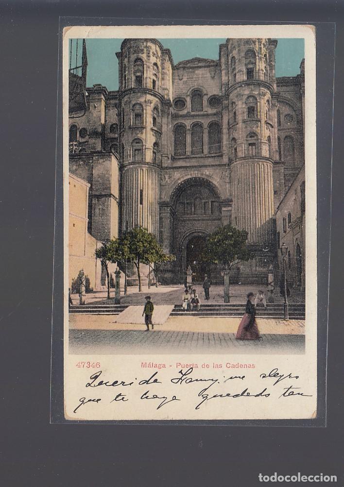 Postales: MALAGA.- PUERTA DE LAS CADENAS - Foto 1