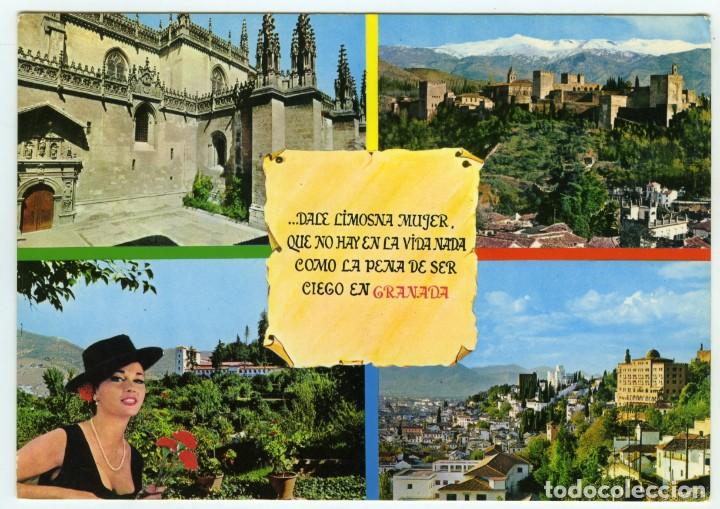 Postales: N&ordm; 1.032-GRANADA. Diversos aspectos. Sin circular. EDICIONES F. GALLEGOS