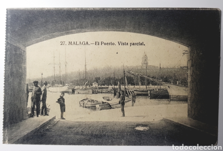 Postales: POSTAL MALAGA. EL PUERTO. VISTA PARCIAL. TUNEL FERROCARRIL SUBURBANO
