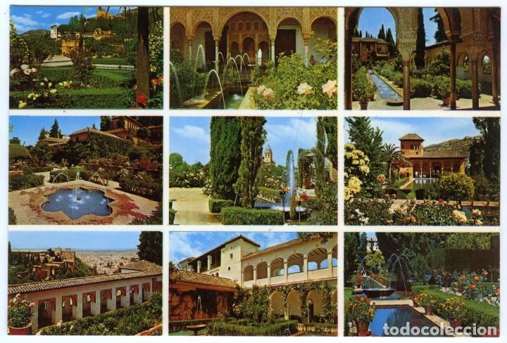 Postales: Serie 45-N&ordm; 807-Vistas del Generalife. Sin circular. ED. KOLOR ZERKOWITZ