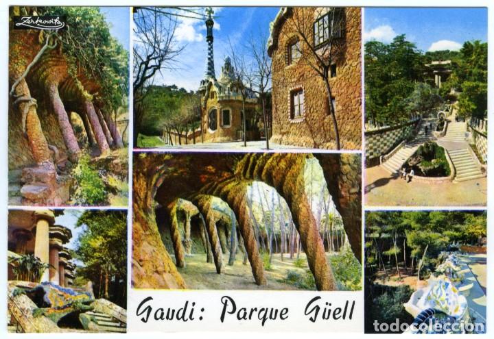 Postales: N&ordm; 2.122-BARCELONA. Gaud&iacute;: Parque G&uuml;ell. Sin circular. ED. A.ZERKOWITZ
