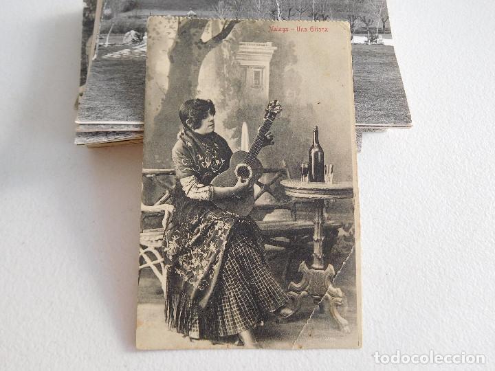 Postales: M&aacute;laga. Una gitana. Ed. Domingo del Rio. Sin circular - Foto 1