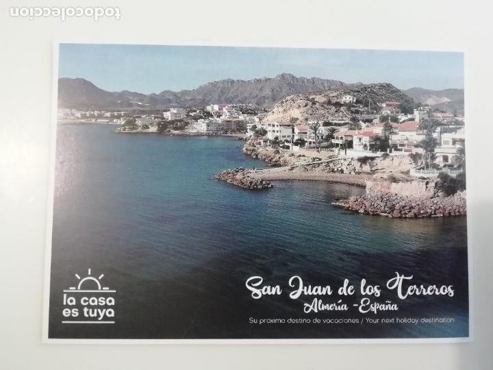 Postales: Postal San Juan de los Terreros Almer&iacute;a Con publicidad de inmobiliaria
