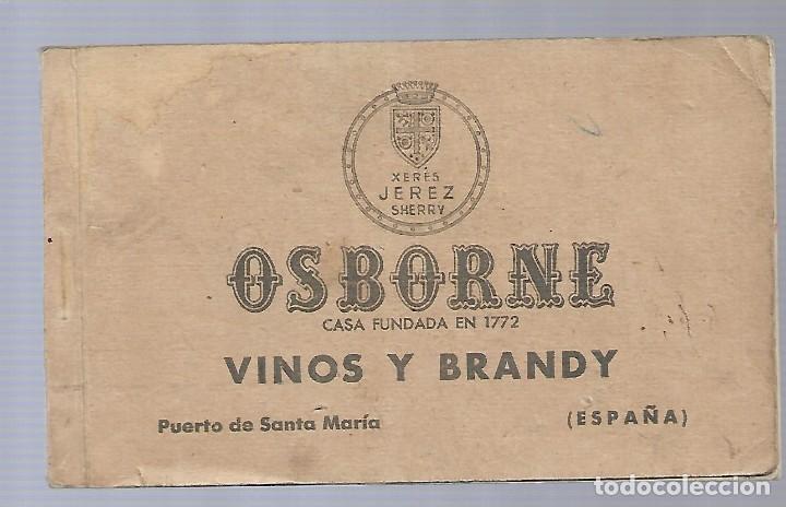 Postcards: ER- BLOCK POSTAL. OSBORNE. VINOS Y BRANDY. PUERTO SANTA MARIA. 10 POSTALES