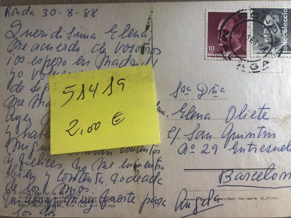 Postales: N&deg;51419 postal RONDA - Foto 2