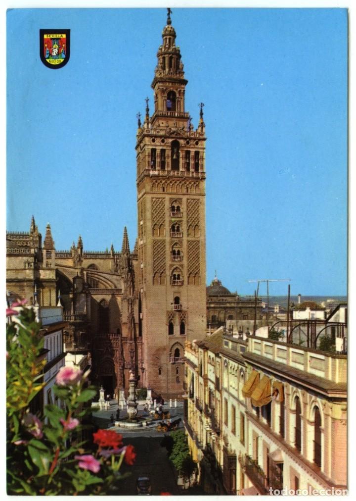 Postales: N&ordm; 1.001-SEVILLA. La Giralda. Escrita en 1974. ED. HELIOTIPIA ART&Iacute;STICA ESPA&Ntilde;OLA