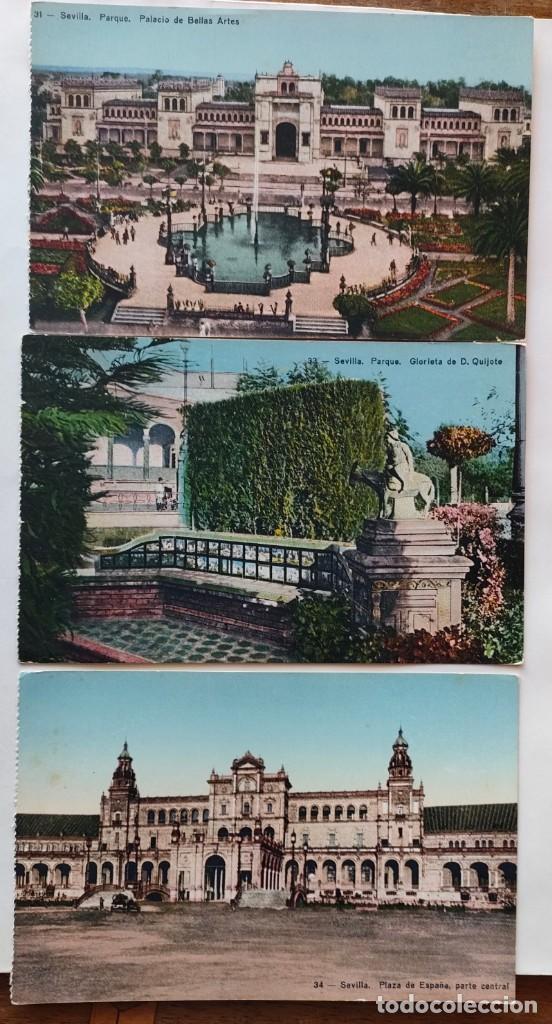 Postales: SEVILLA LOTE 8 POSTALES - Foto 1