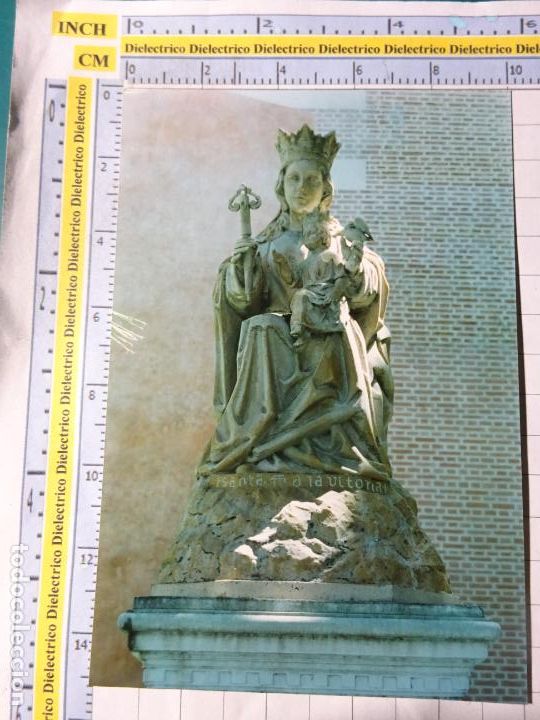 Postais: FOTO FOTOGRAF&Iacute;A DE M&Aacute;LAGA. A&Ntilde;OS 90. ESCULTURA VIRGEN DE LA VICTORIA. 2649