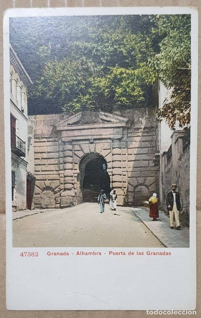 Postales: GRANADAS - ALHAMBRA - PUERTA DE LAS GRANADAS POSTAL SIN CIRCULAR