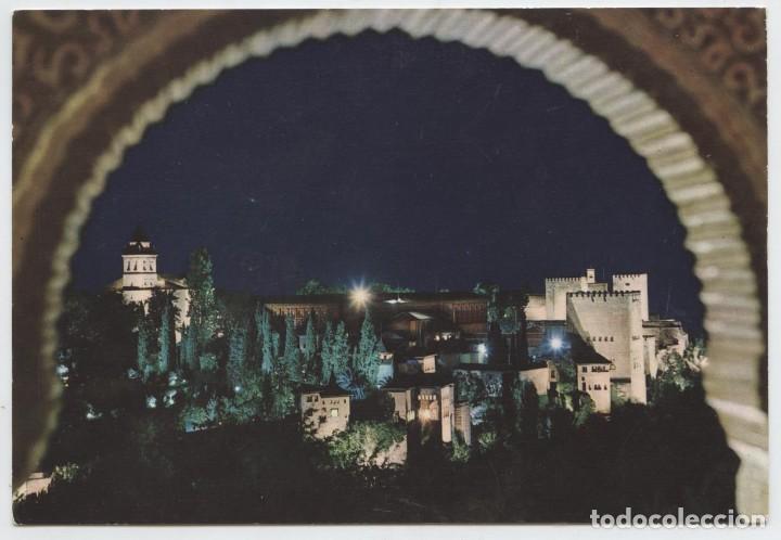 Postales: N&ordm; 1.216-GRANADA. La Alhambra desde El Generalife. ED. BEASCOA