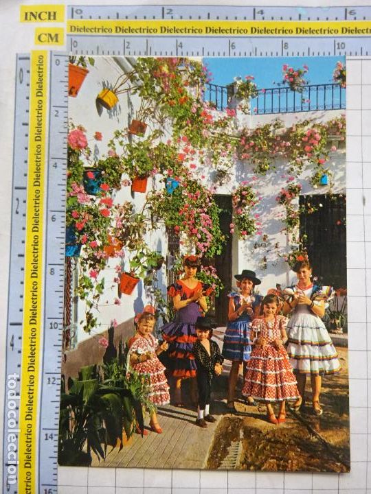 Postcards: POSTAL DE ANDALUCIA. A&Ntilde;O 1966. NI&Ntilde;OS CON TRAJE T&Iacute;PICO. 11 GARRABELLA. 1708