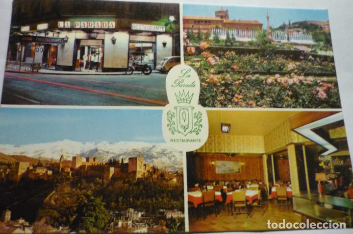 Postales: POSTAL GRANADA.-RESTAURANTE LA PARADA