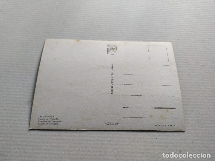 Postales: GRANADA - POSTAL GRANADA - FUENTE DEL TRIUNFO - Foto 2