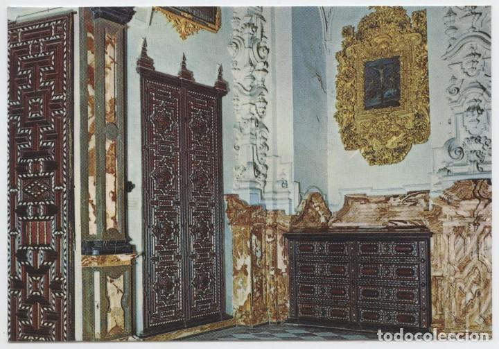 Postales: SERIE 45-N&ordm; 541-GRANADA. La Cartuja. Puertas y armarios taracea. Sacrist&iacute;a. Sin circular. ED. A.ZERK