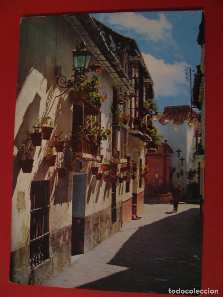 Postales: POSTAL DE COSTA DEL SOL. MALAGA. RINCON TIPICO. CALLE LOS CRISTOS. GARCIA GARRABELLA.