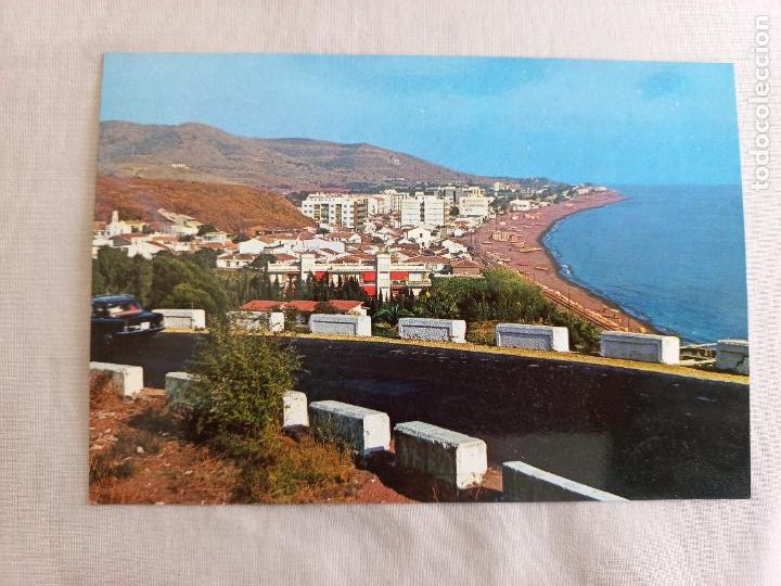 Postales: 53. COSTA DEL SOL RINCON DE LA VICTORIA PLAYA VISTA PANORAMICA MALAGA ED. INTER. 1969 SIN CIRCULAR