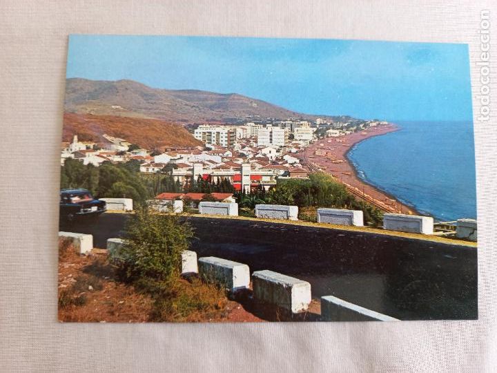 Postales: 53. COSTA DEL SOL RINCON DE LA VICTORIA PLAYA VISTA PANORAMICA MALAGA ED. INTER. 1969 SIN CIRCULAR