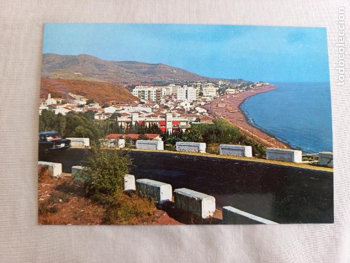 Postales: 53. COSTA DEL SOL RINCON DE LA VICTORIA PLAYA VISTA PANORAMICA MALAGA ED. INTER. 1969 SIN CIRCULAR