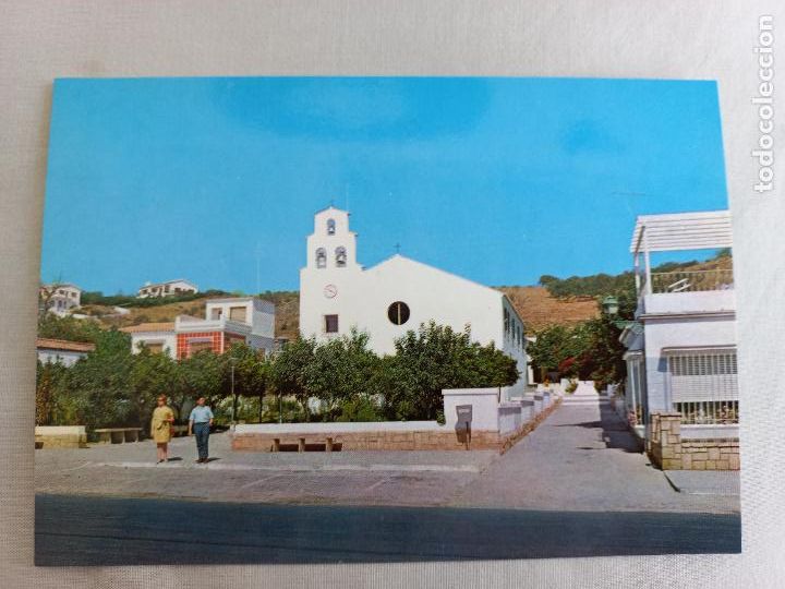 Postales: 56. COSTA DEL SOL RINCON DE LA VICTORIA IGLESIA PARROQUIAL. MALAGA ED. INTER. 1969 SIN CIRCULAR